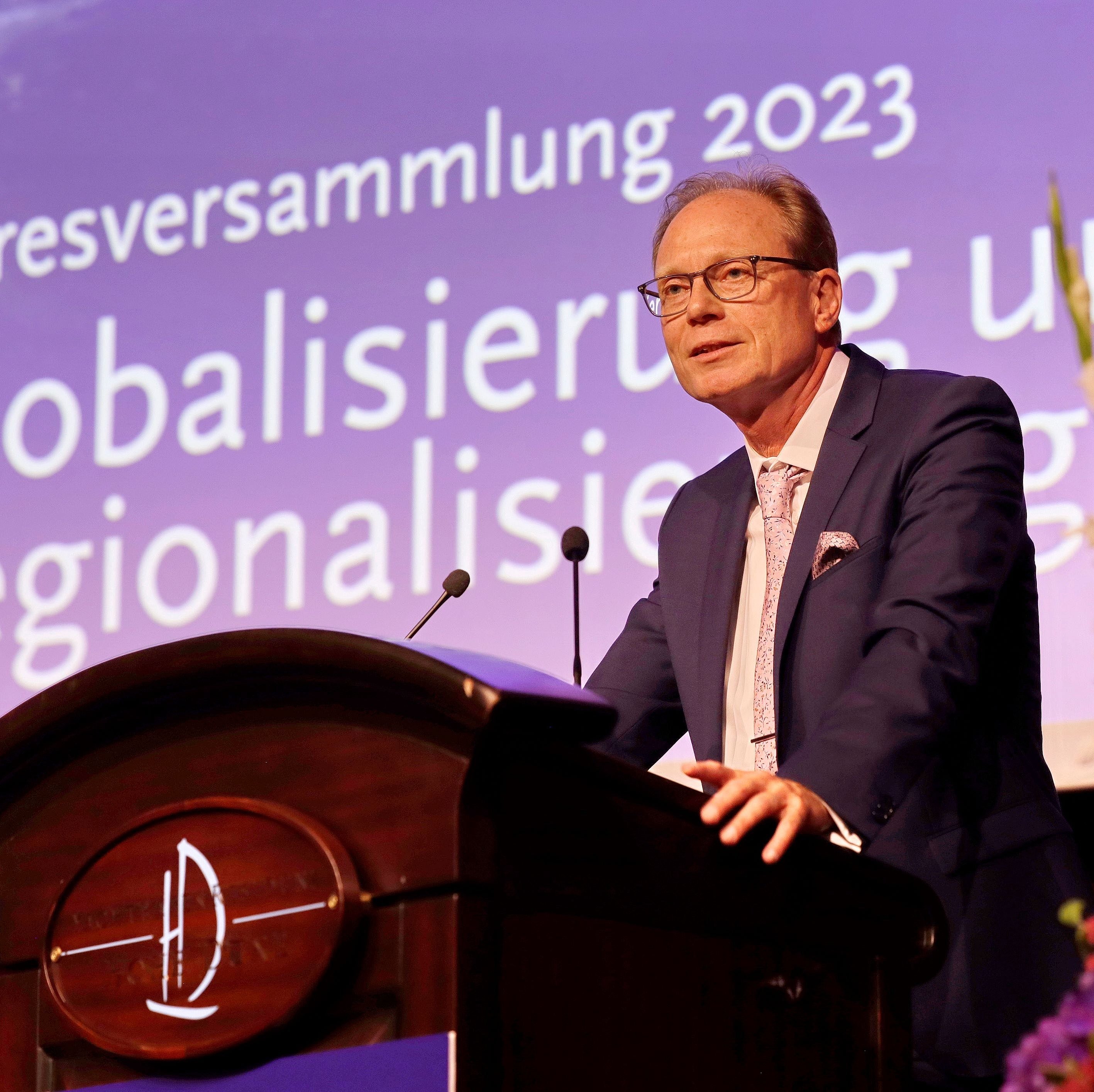 Jochen Schulte, Staatssekretär für Wirtschaft, Infrastruktur, Tourismus und Arbeit, betonte in seiner Rede das dynamische Wachstum des Wirtschaftsstandorts Mecklenburg-Vorpommern